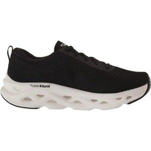 Skechers women's Go Run Glide Step Hyper Sneaker, Black/White